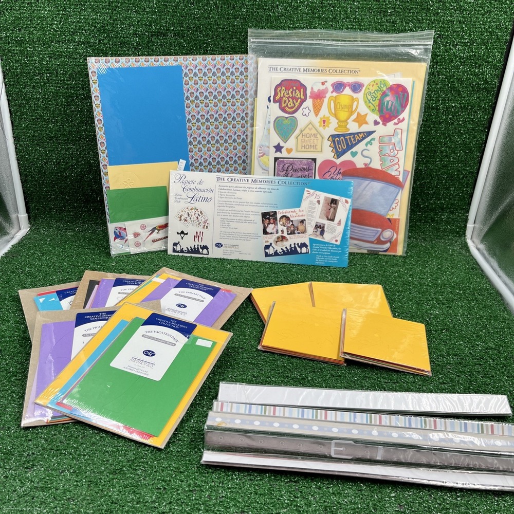 Creative Memories Large Mixed Lot Die Cut Paper Boarders Most New Sealed